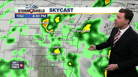 Michael Fish's NBC26 Storm Shield weather forecast