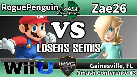 RoguePenguin (Mario) vs. Zae26 (Rosalina) - SSB4 Losers Semis- SC43