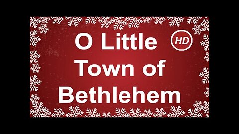 O Little Town of Bethlehem with Lyrics | Best Christmas Carols & Songs