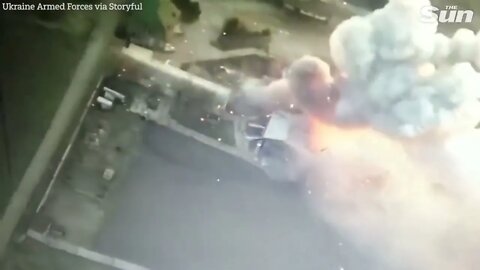 Russian ammunition store destroyed in Donetsk by Ukrainian troops