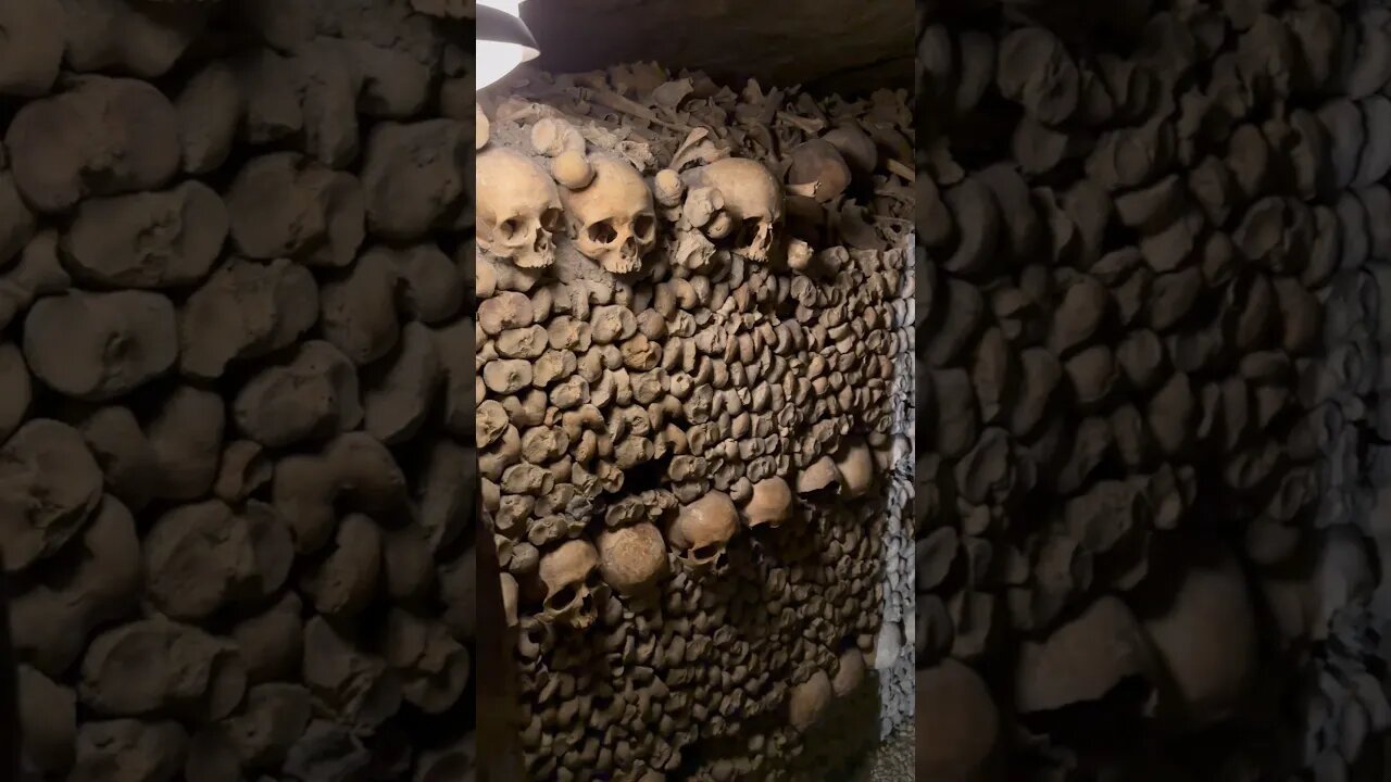 6 Million Dead people at the Paris Catacombs #Shorts