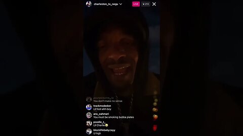 CHARLESTON WHITE IG LIVE: Charleston Confronted By Cousin Of Gangsta He Snitched On (14/03/23)