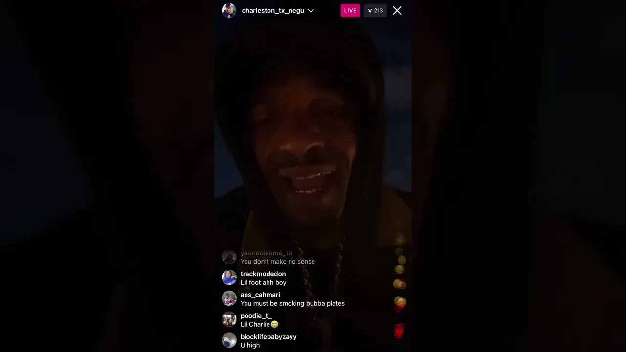 CHARLESTON WHITE IG LIVE: Charleston Confronted By Cousin Of Gangsta He Snitched On (14/03/23)
