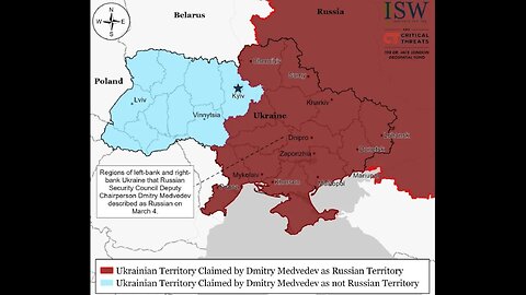 Rosja ujawnia zamiary wobec Ukrainy: Mapa pokazuje co pozostanie.