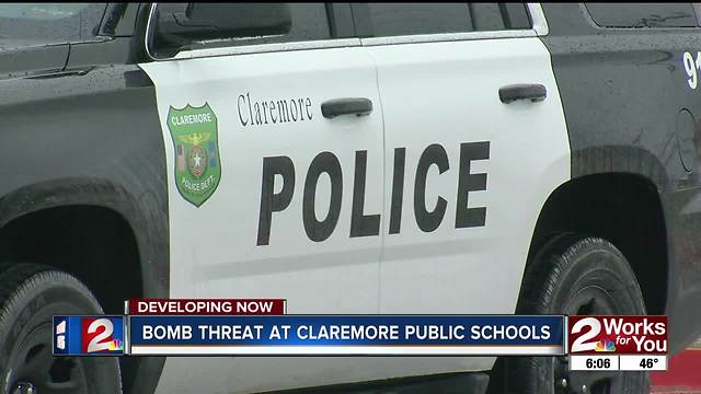 Claremore schools evacuated over bomb threat