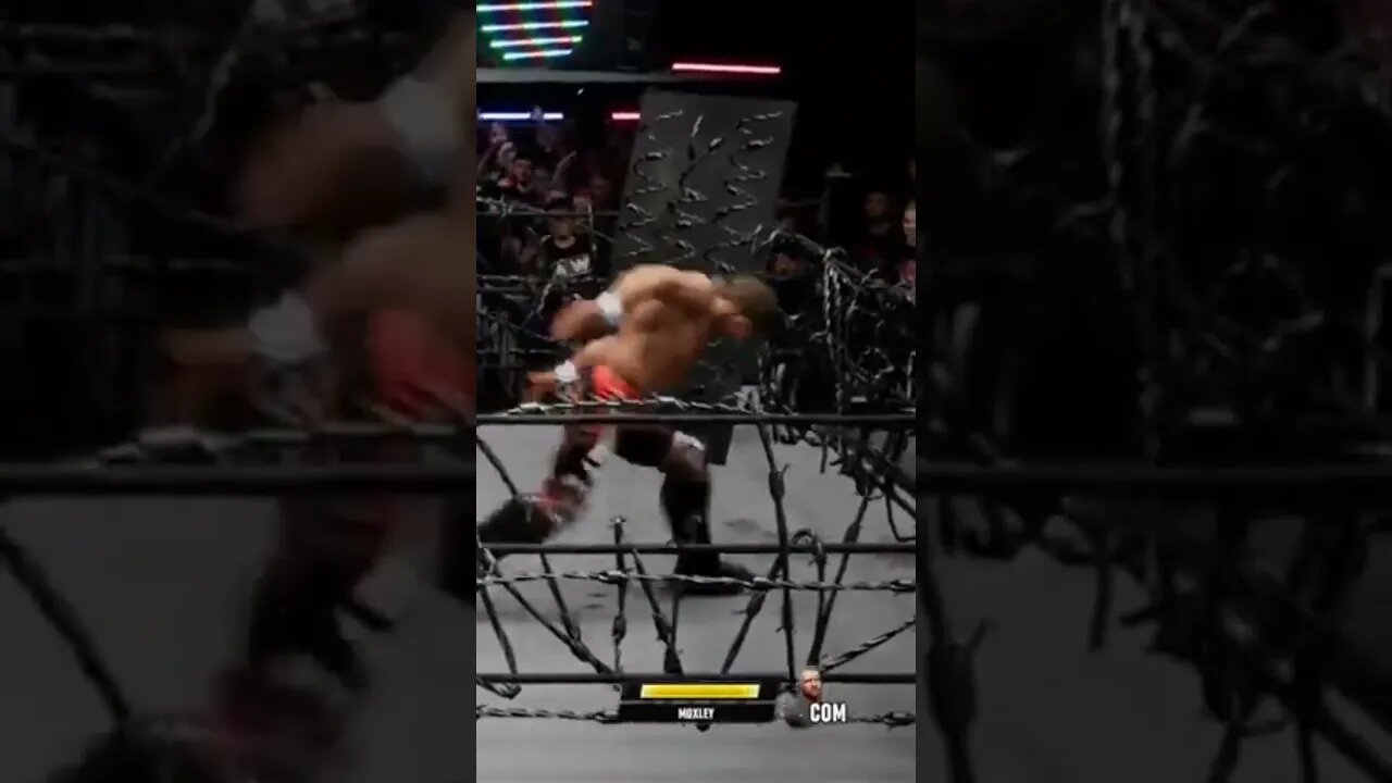 AEW Fight Forever Kenny Omega vs Jon Moxley Exploding Barbed Wire Deathmatch