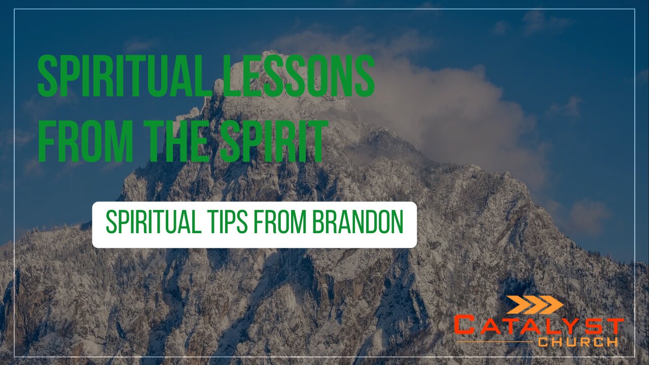 Spiritual Lessons From The Spirit