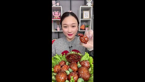 ASMR BLACK BEAN NOODLES, SPICY SEAFOOD, SPICY ENOKI MUSHROOM