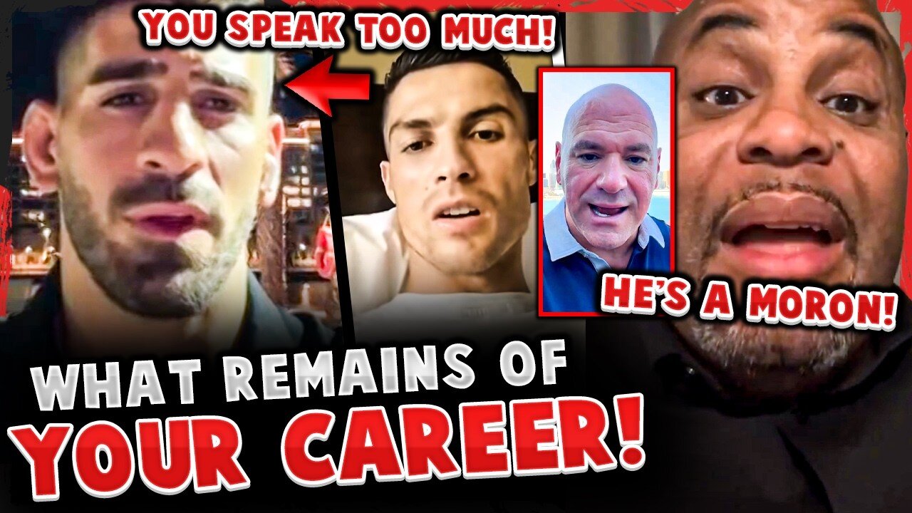 Ilia Topuria FIRES BACK at RONALDO! Daniel Cormier SNAPS on "MORON!" Dana White BIG ANNOUNCEMENT!