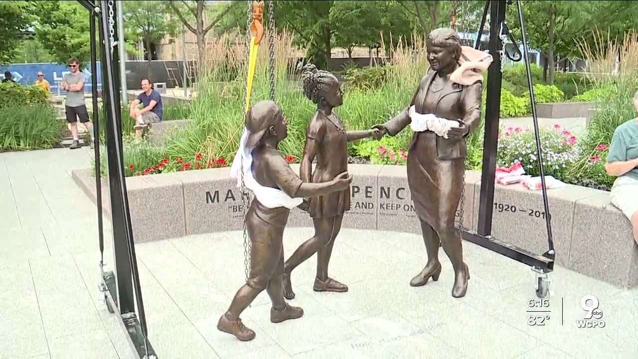 Sculpture of civil rights icon Marian Spencer to be dedicated on Cincinnati's riverfront