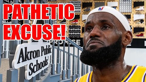 LeBron James' Foundation responds to I Promise Schools HORRIBLE test scores & makes PATHETIC EXCUSES