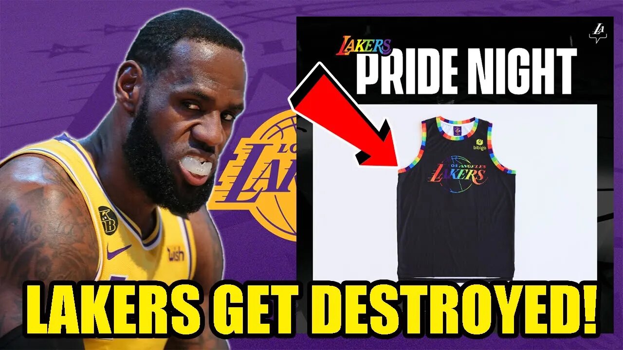 The Lakers turn off comments after getting DESTROYED for promoting Pride Night and Pride Jersey!