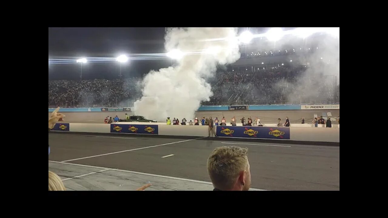 Daniel Hemric wins the race and 2021 XFINITY championship at Phoenix - view from pit road