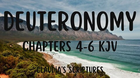 The Bible Series Bible Book Deuteronomy Chapters 4-6 Audio