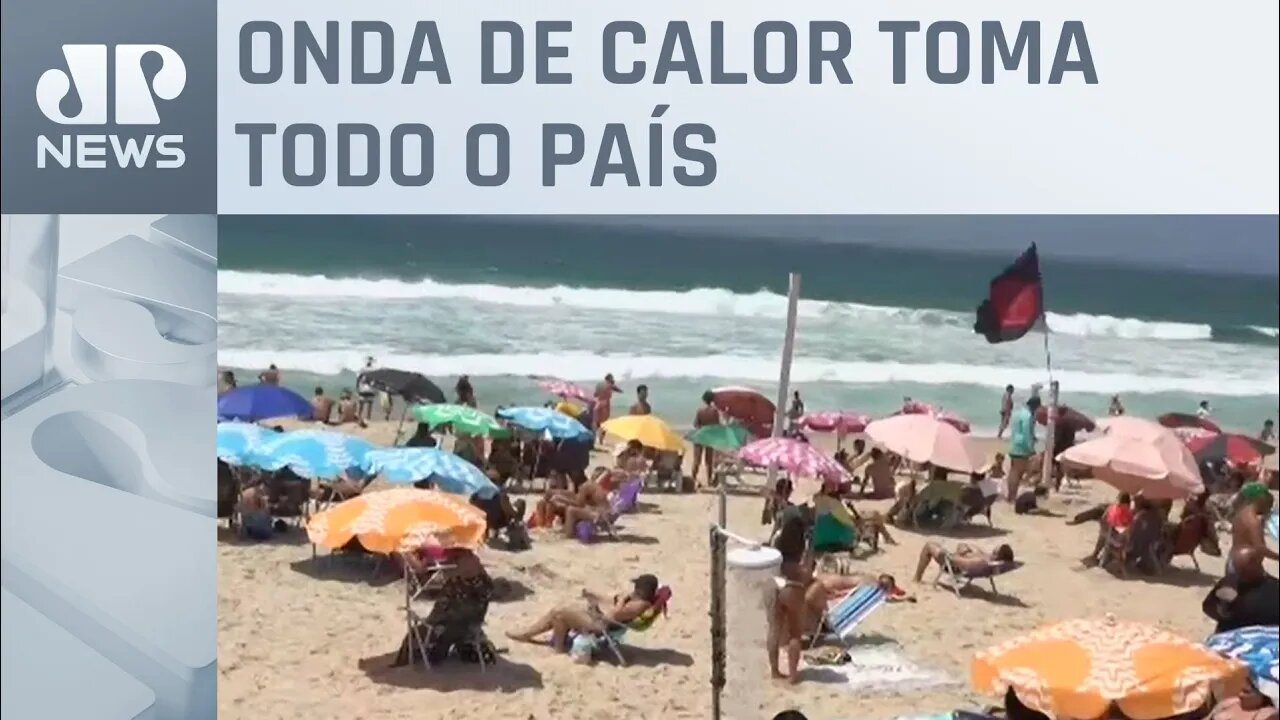 Brasil tem alerta vermelho para altas temperaturas