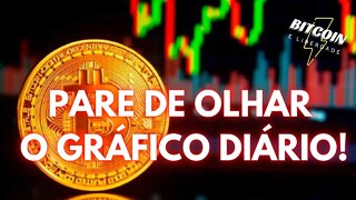 Pare de olhar o preço do Bitcoin a cada 5 minutos!