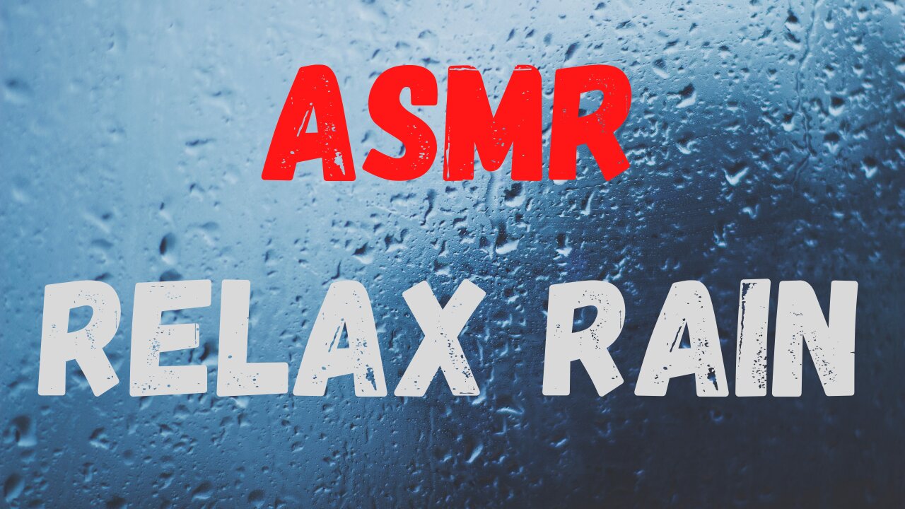 ASMR | Rain Sound to Sleep and Relax