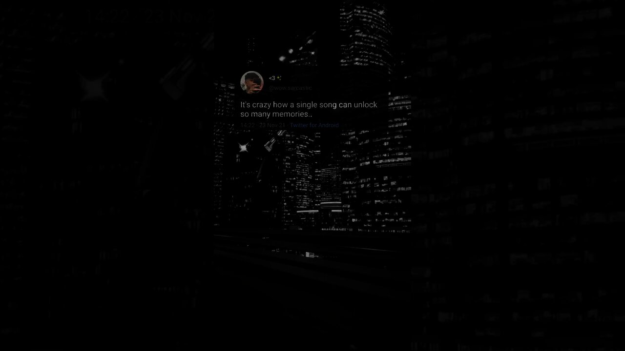 And.. many times it reminds of happy moments, now gone