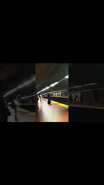 Captivating Montréal metro cross path #viralvideo #train #montreal #travel #railway #metro