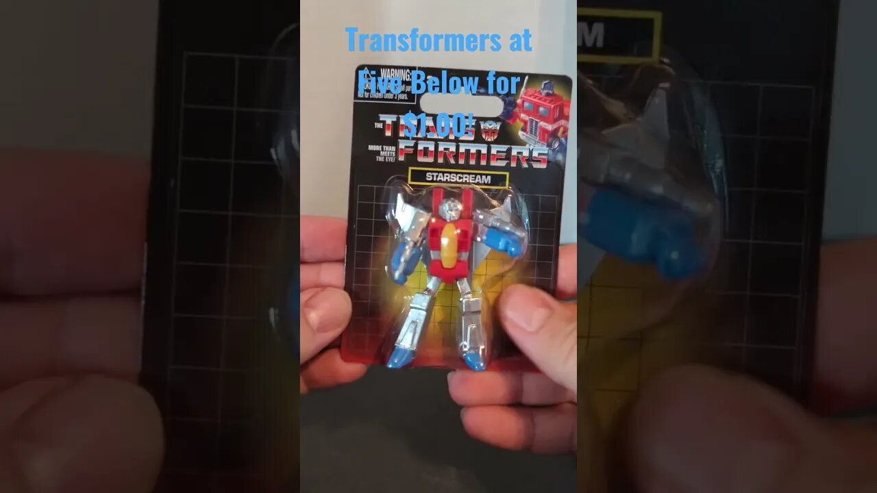 Transformers from Five Below for $1! Optimus, Megatron, Starscream, & Soundwave (Missing Bumblebee)