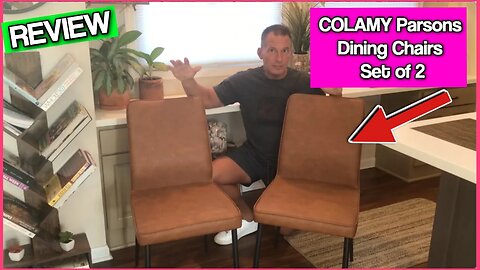 COLAMY Parsons Dining Chairs Set of 2