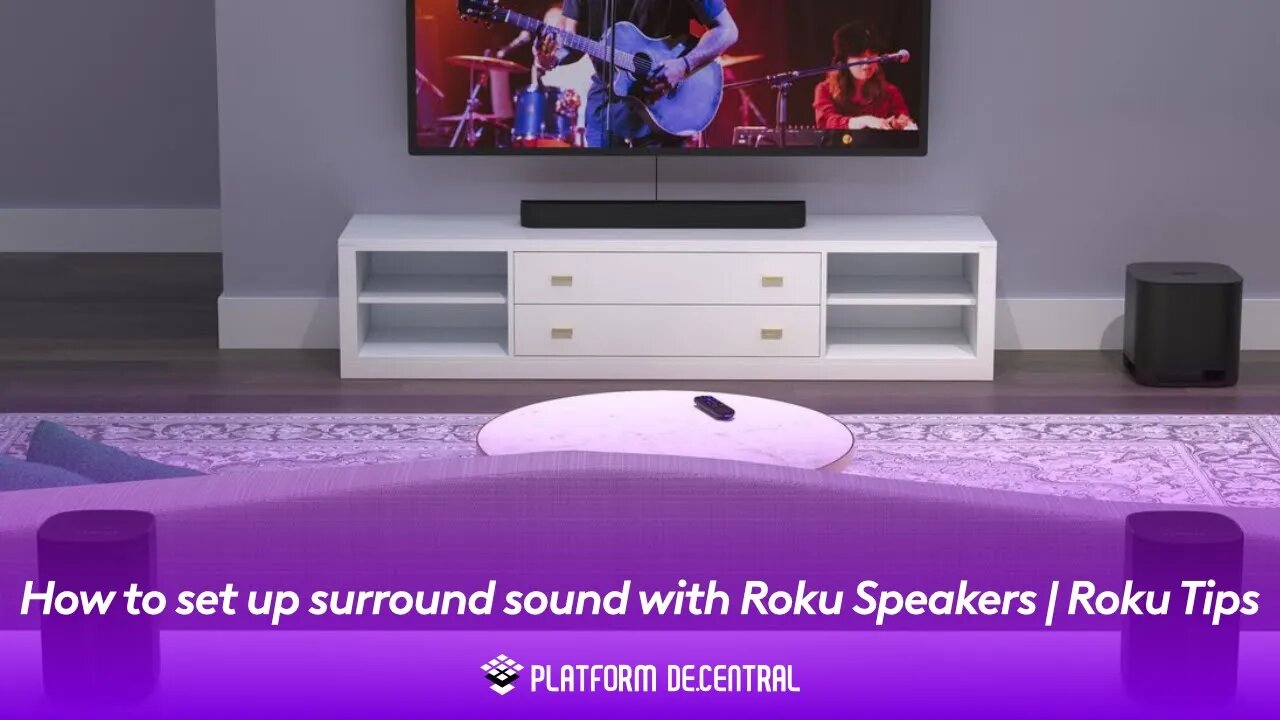 How to set up surround sound with Roku Speakers | Roku Tips