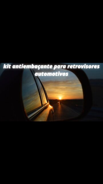Kits de filme antiembaçante de retrovisor de carro com 2