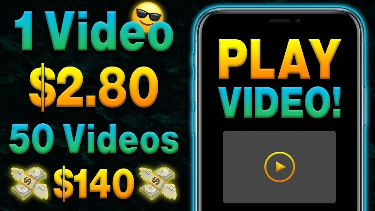Assista 1 Vídeo = Ganhe $2,80 (50 Vídeos = $140,00) Ganhar Dinheiro Online Asstindo Vídeos GRÁTIS