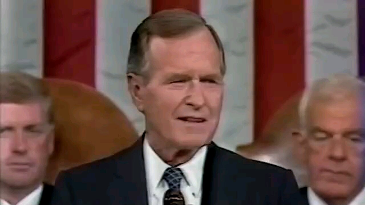 CIA George HW Bush New World Order Speech