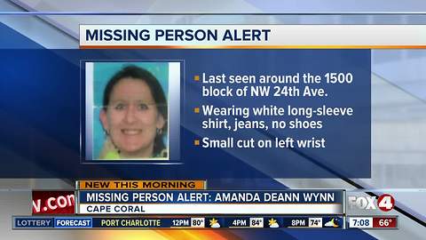 Woman missing from Cape Coral