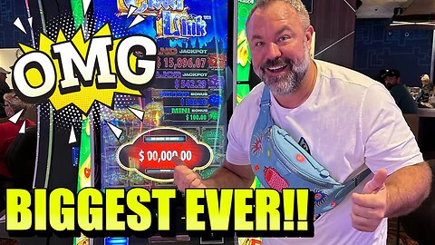 OMFG: My Biggest Jackpot Ever On Clover Link Slot Machine!!