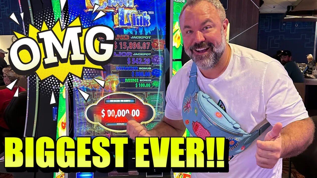OMFG: My Biggest Jackpot Ever On Clover Link Slot Machine!!