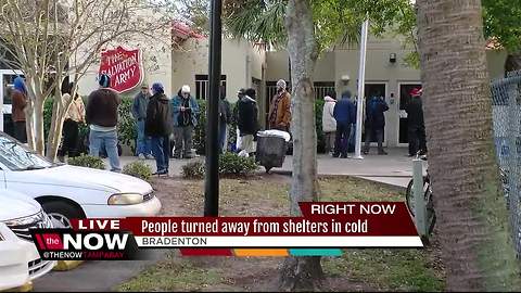 Cold causing Salvation Army to turn people away from shelters