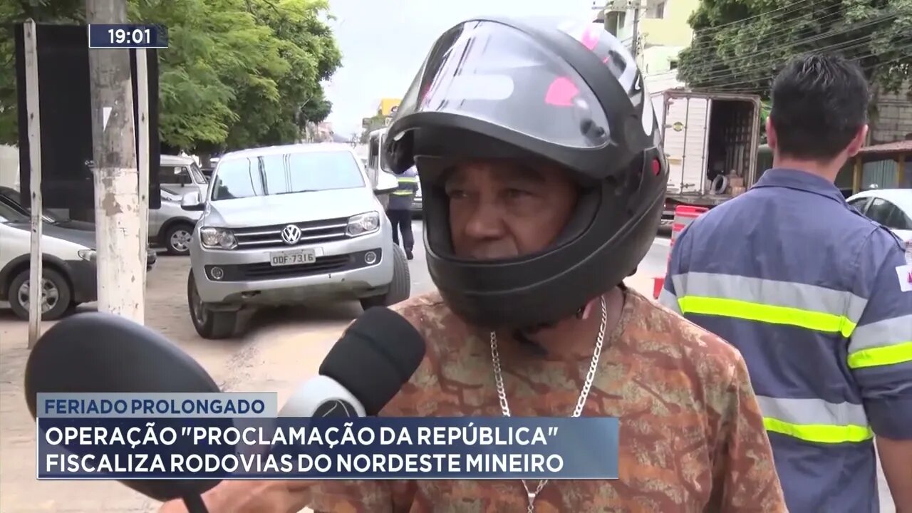 Feriado prolongado: Operação "Proclamação da república" Fiscaliza rodovias do nordeste Mineiro