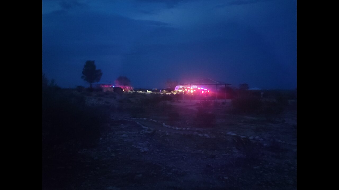 A Stand-Off At Brantley Lake State Park In Carlsbad, New Mexico