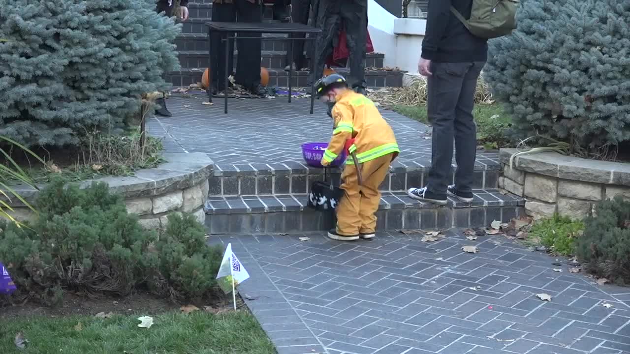 A different kind of Halloween on Harrison Boulevard in Boise