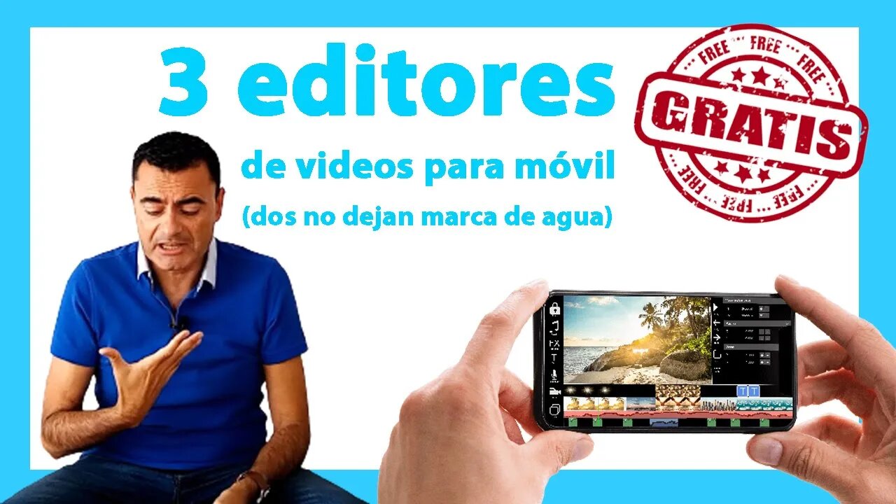 🔴 3 editores de video para móvil gratis