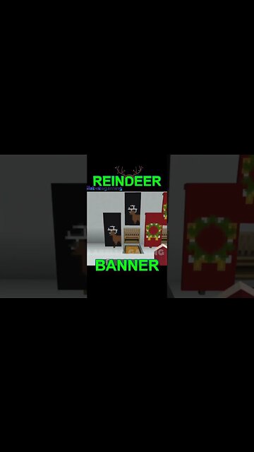 Minecraft: Reindeer Banner #2