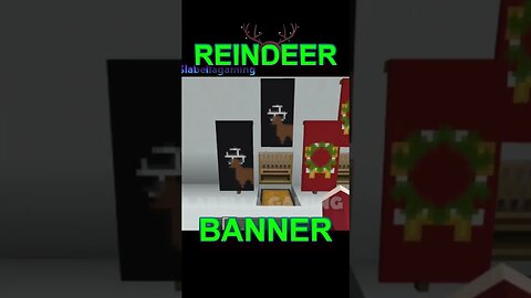 Minecraft: Reindeer Banner #2