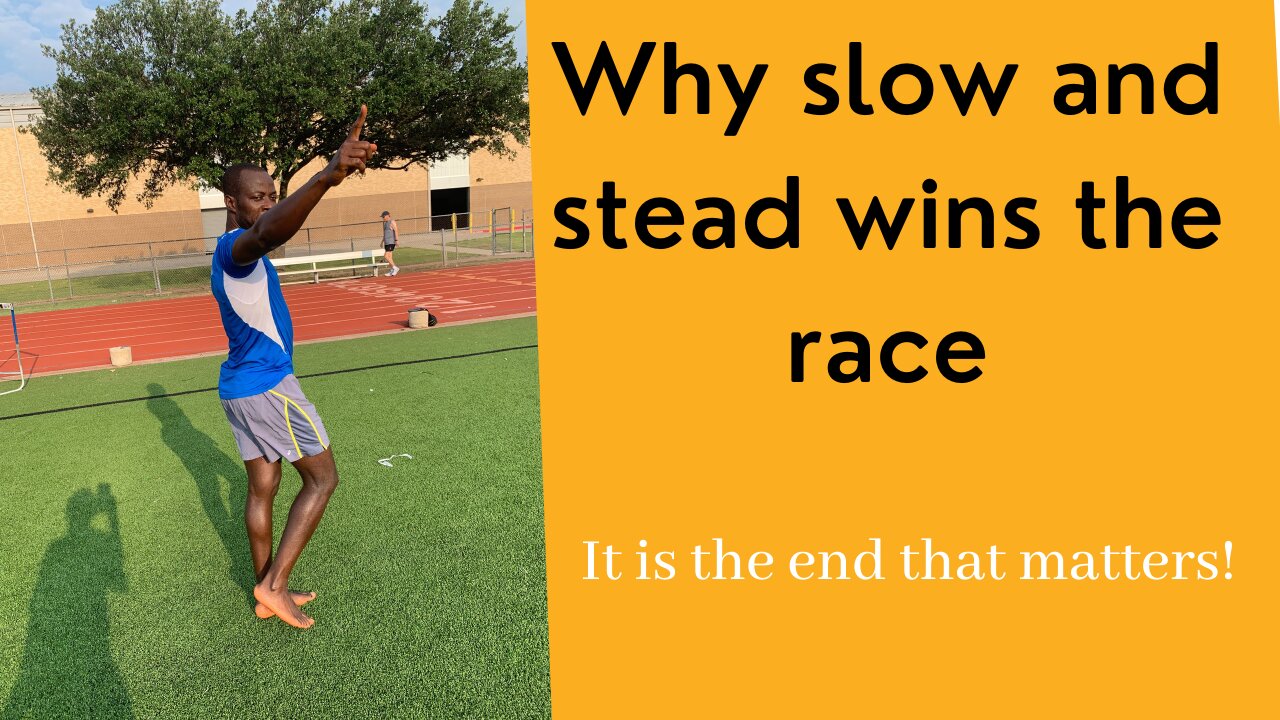 Why slow and steady wins the race