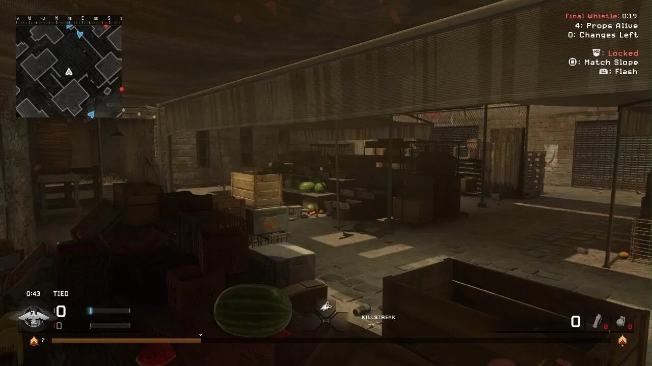 Call of Duty: Modern Warfare Remastered prop hunt I was the box but the question is which box