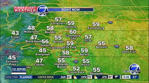 Partly cloudy, with scattered PM storms