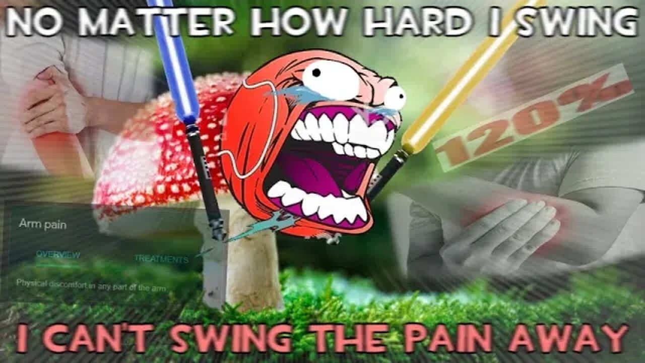 NO MATTER HOW HARD I SWING, I CAN'T SWING THE PAIN AWAY