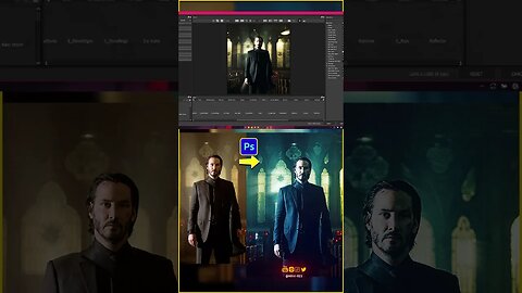 John Wick's SpeedGrade Transformation Will Blow Your Mind!. #photoshop #johnwick #mrhires