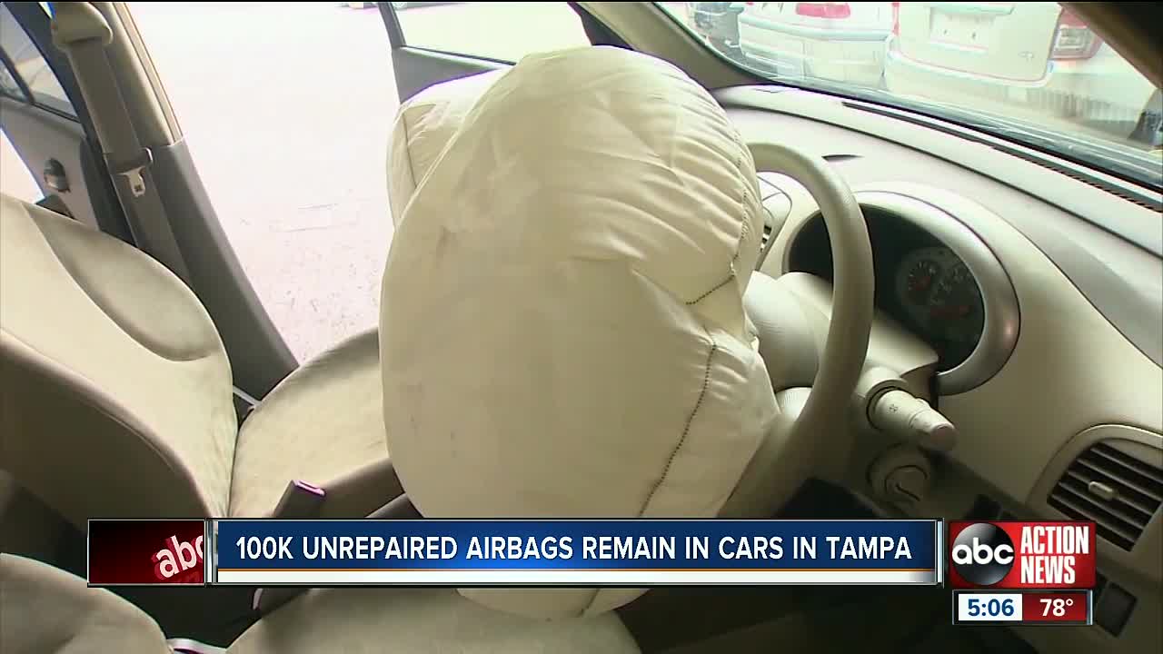 Tampa car dealers, National Safety Council declare May 'Airbag Recall Repair Month'