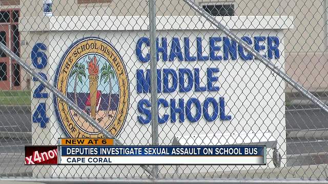 Girl groped by student on Lee Co. school bus