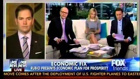 Rubio Discusses Plan For Economic Growth on "FOX and Friends"