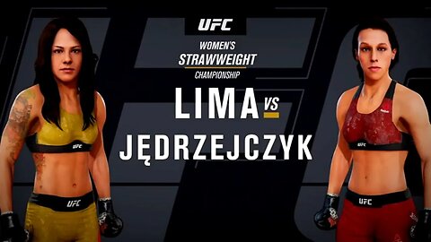 EA Sports UFC 3 Gameplay Joanna Jędrzejczyk vs Juliana Lima
