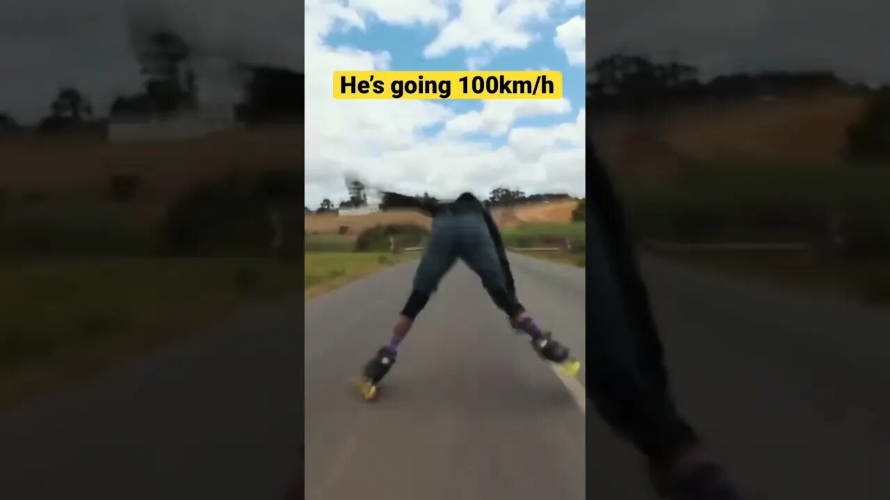 He was going 100km/H and then this happened 😱😱 #shorts