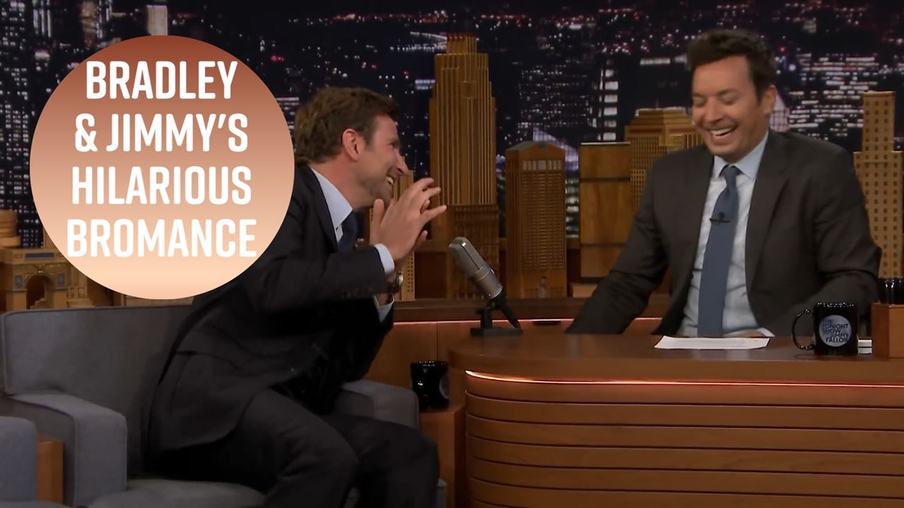 Bradley Cooper & Jimmy Fallon still can't stop laughing 3 years later